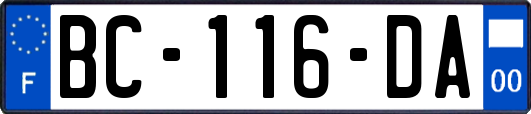 BC-116-DA