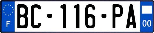 BC-116-PA