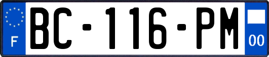 BC-116-PM