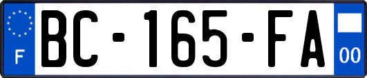 BC-165-FA