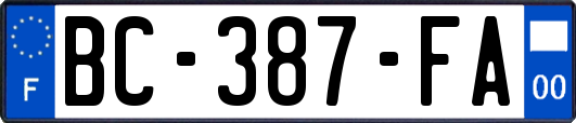 BC-387-FA