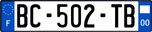 BC-502-TB