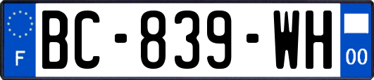 BC-839-WH