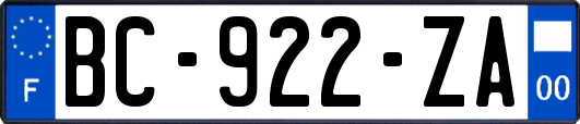 BC-922-ZA