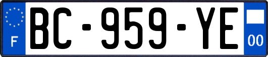 BC-959-YE