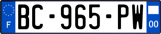 BC-965-PW