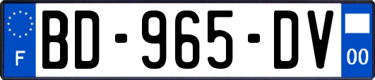 BD-965-DV