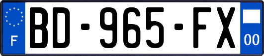 BD-965-FX