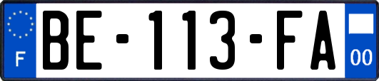 BE-113-FA