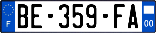 BE-359-FA