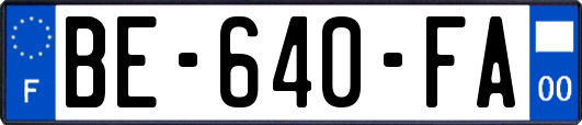 BE-640-FA