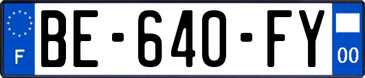 BE-640-FY