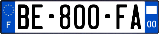 BE-800-FA