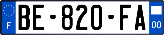 BE-820-FA