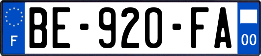 BE-920-FA