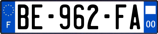 BE-962-FA