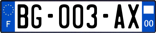 BG-003-AX