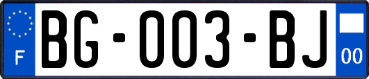 BG-003-BJ