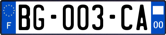 BG-003-CA