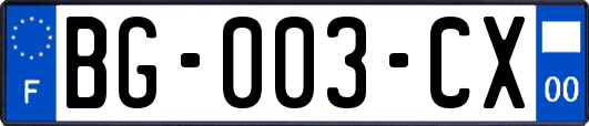 BG-003-CX