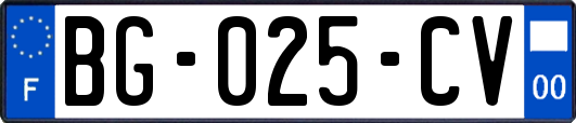 BG-025-CV