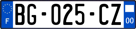 BG-025-CZ