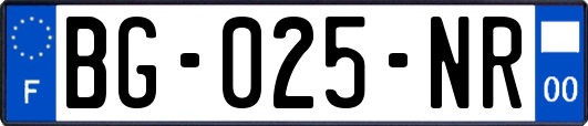 BG-025-NR
