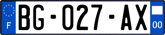 BG-027-AX