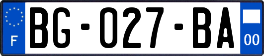 BG-027-BA