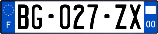 BG-027-ZX