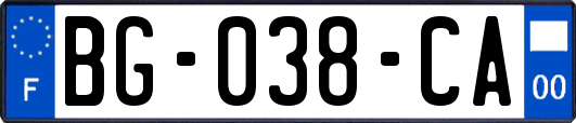 BG-038-CA