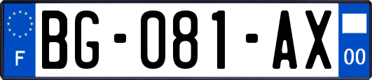 BG-081-AX