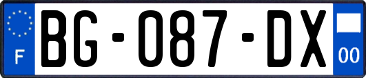 BG-087-DX