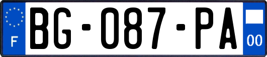 BG-087-PA