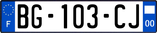 BG-103-CJ