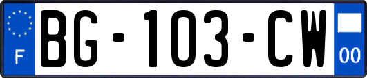 BG-103-CW