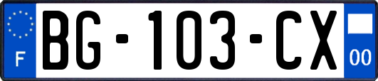 BG-103-CX