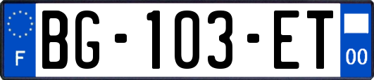 BG-103-ET