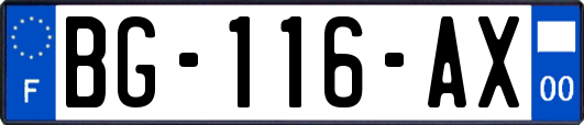 BG-116-AX