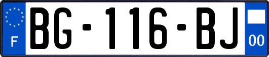 BG-116-BJ