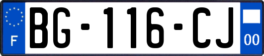 BG-116-CJ