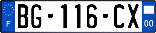 BG-116-CX