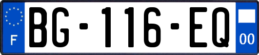 BG-116-EQ