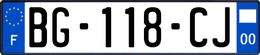 BG-118-CJ