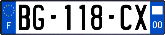 BG-118-CX