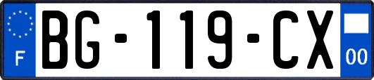 BG-119-CX