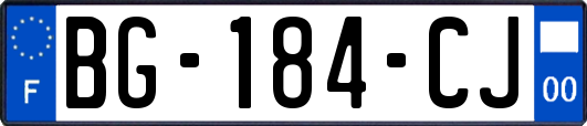 BG-184-CJ