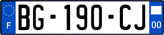 BG-190-CJ