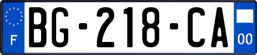 BG-218-CA