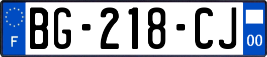 BG-218-CJ